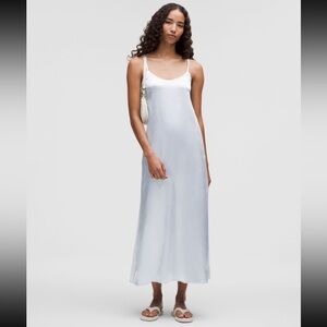 Lululemon Maxi Slip Dress, Starch Blue, Size L